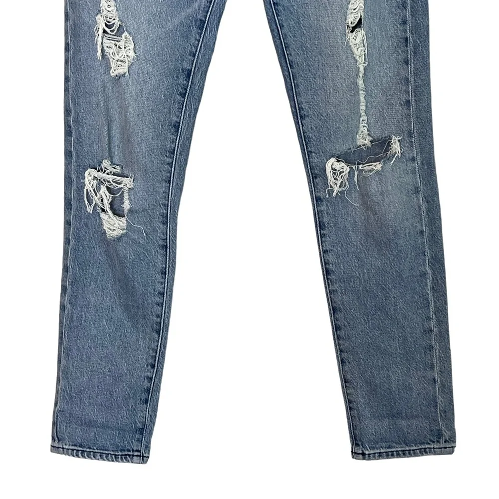 Frame Womens Le Garcon Beldon Rips Straight Leg Jeans Size 25 Distressed - Picture 6 of 12